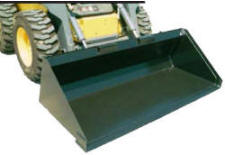 High Capacity Snow & Light Materials Buckets with Bolt-on-Blade for Skid-Steer Loaders
